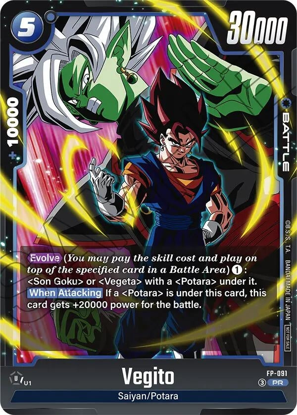 Image for Vegito - FP-091 (FP-091) (Fusion World Promotion Cards and Packs) (DBSFW_PR) - Dragon Ball Super: Fusion World