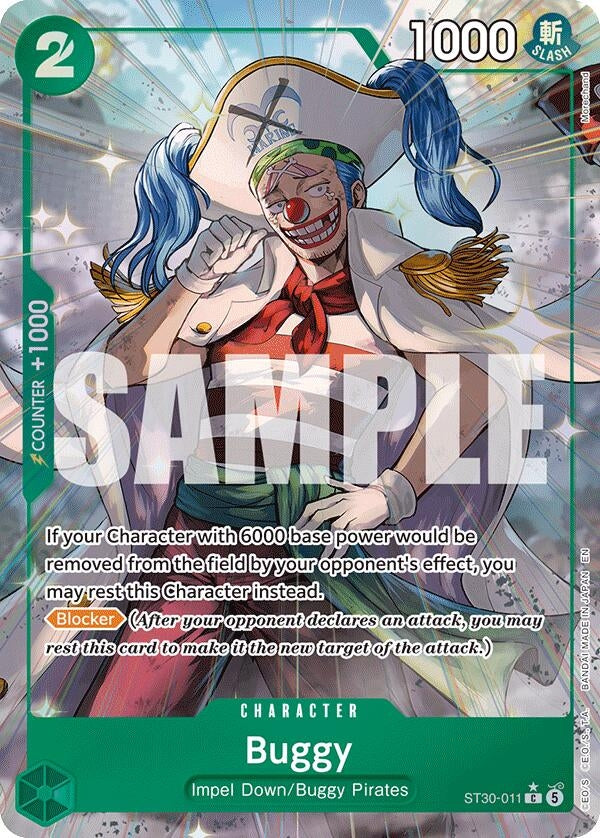 Image for Buggy (Full Art) (ST30-011) (Starter Deck EX: Luffy & Ace) (ST-30) - One Piece Card Game