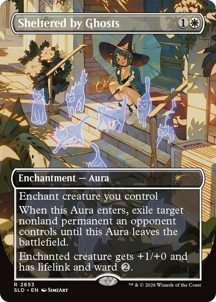 Image for Sheltered by Ghosts (2653) (Secret Lair Drop Series) (SLD) - Magic: The Gathering