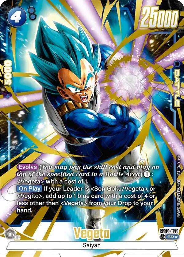 Image for Vegeta - FB10-039 (Alternate Art) (FB10-039) (Cross Force) (FB10) - Dragon Ball Super: Fusion World