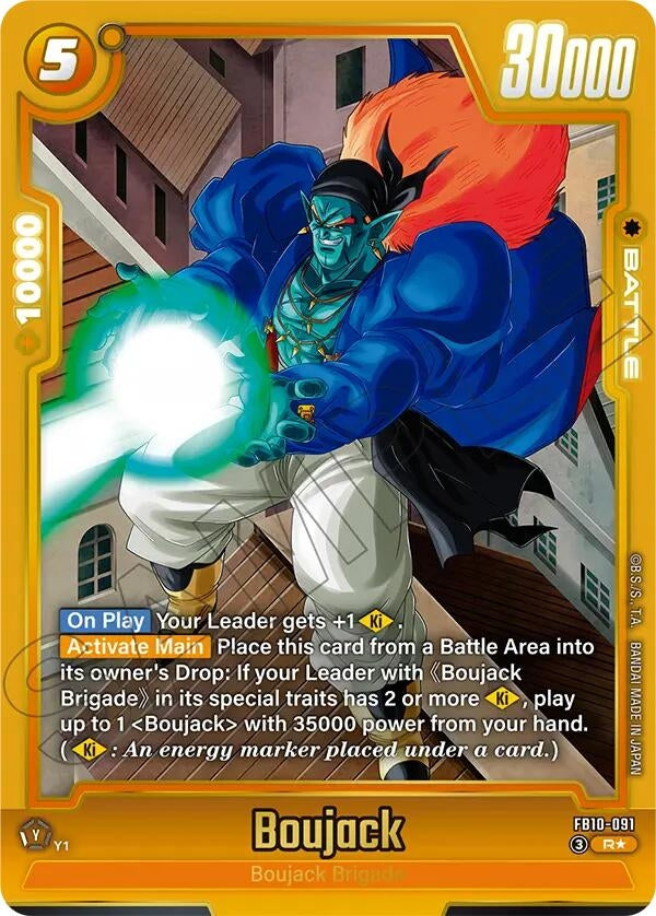 Image for Boujack - FB10-091 (Alternate Art) (FB10-091) (Cross Force) (FB10) - Dragon Ball Super: Fusion World