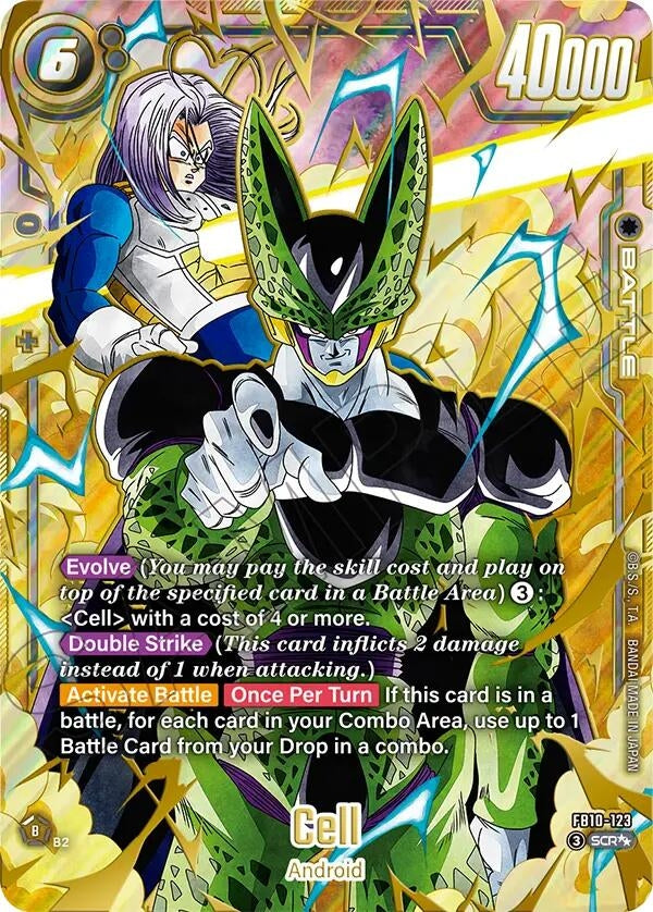 Image for Cell - FB10-123 (Super Alternate Art) (FB10-123) (Cross Force) (FB10) - Dragon Ball Super: Fusion World