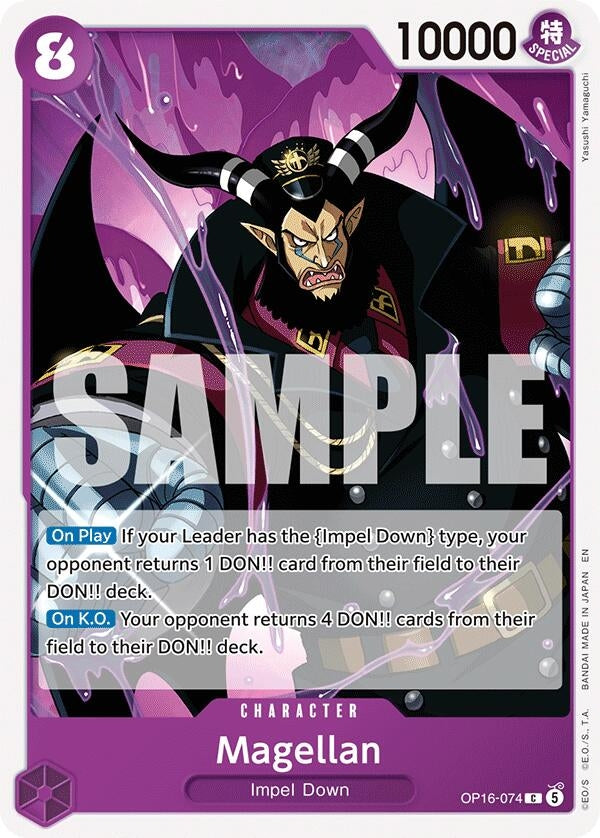 Image for Magellan (OP16-074) (The Time of Battle) (OP16) - One Piece Card Game