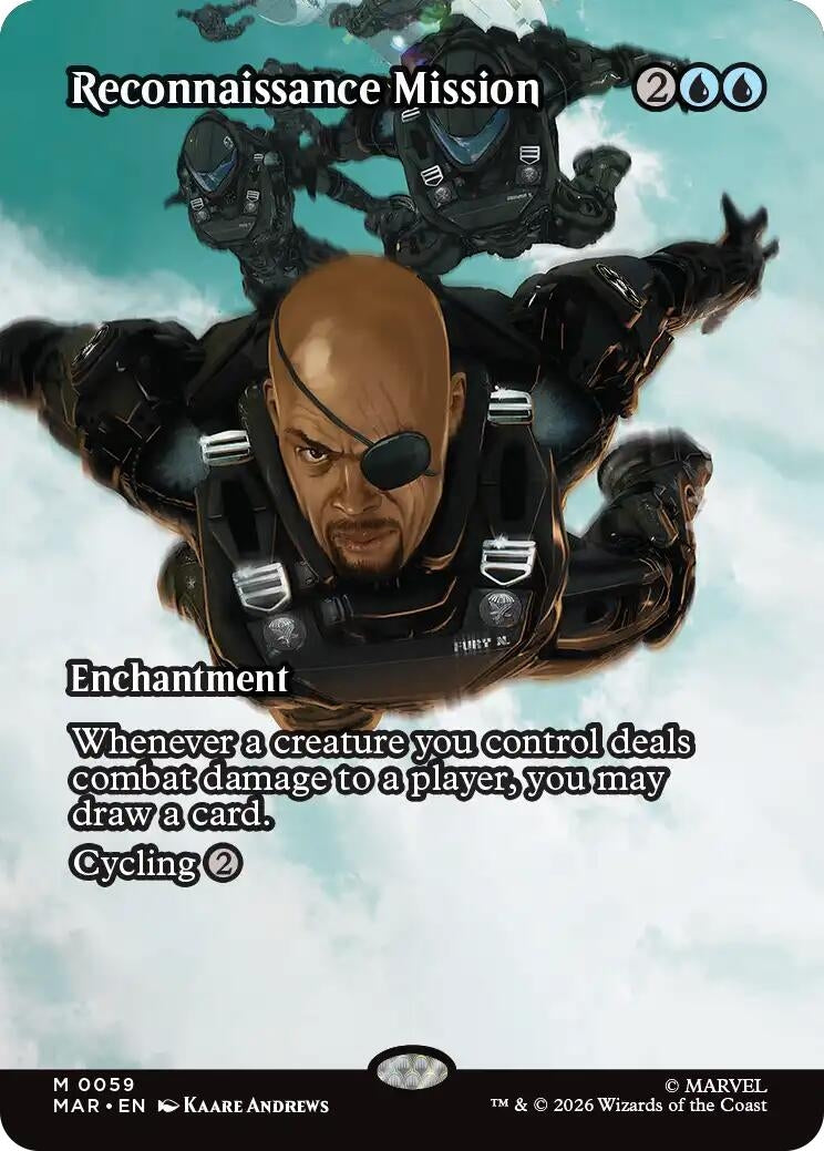 Image for Reconnaissance Mission (Borderless) (59) (Marvel Universe Eternal-Legal) (MAR) - Magic: The Gathering