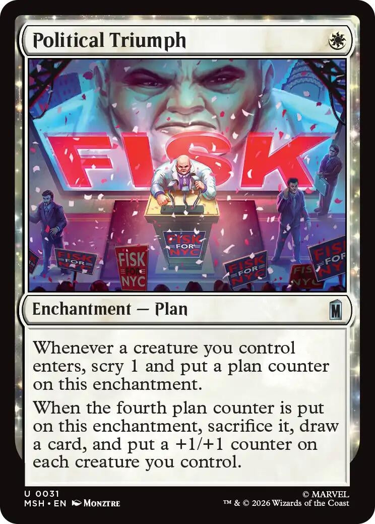 Image for Political Triumph (31) (Marvel Super Heroes) - Magic: The Gathering