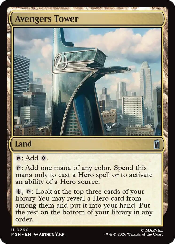 Image for Avengers Tower (260) (Marvel Super Heroes) - Magic: The Gathering