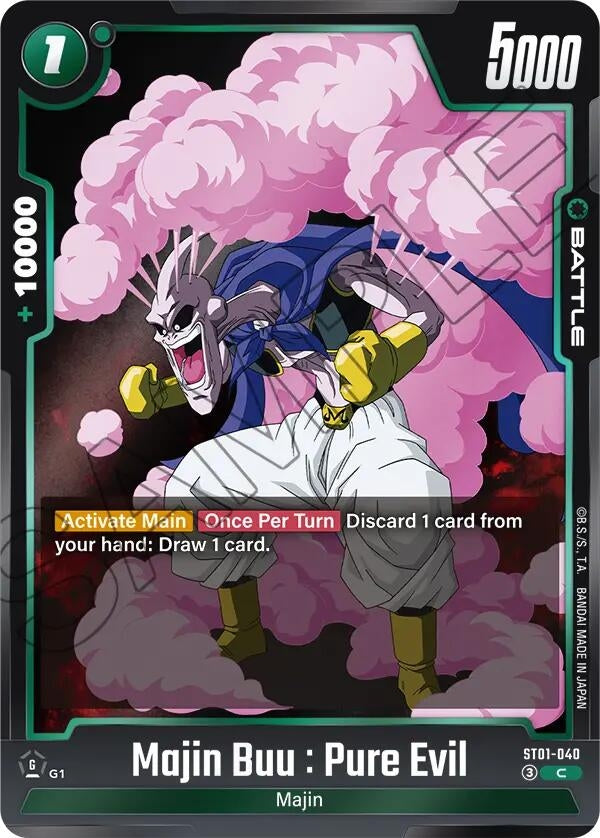 Image for Majin Buu : Pure Evil - ST01-040 (ST01-040) (Story Booster 01) (ST01) - Dragon Ball Super: Fusion World