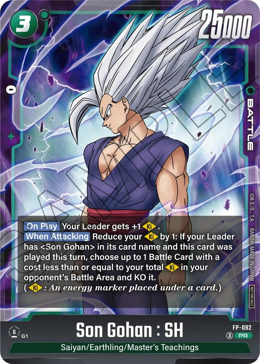 Image for Son Gohan:SH - FP-092 (Ultimate Battle 2026 Vol. 3) (FP-092) (Tournament and Championship Promos) (DBSFW_TPR) - Dragon Ball Super: Fusion World