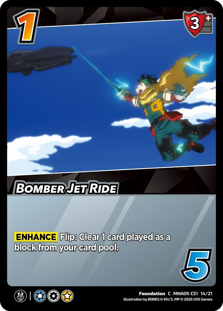 Image for Bomber Jet Ride (MHA09-CS1 14/21) (Challenger Series: My Hero Academia - Final Battle) - UniVersus