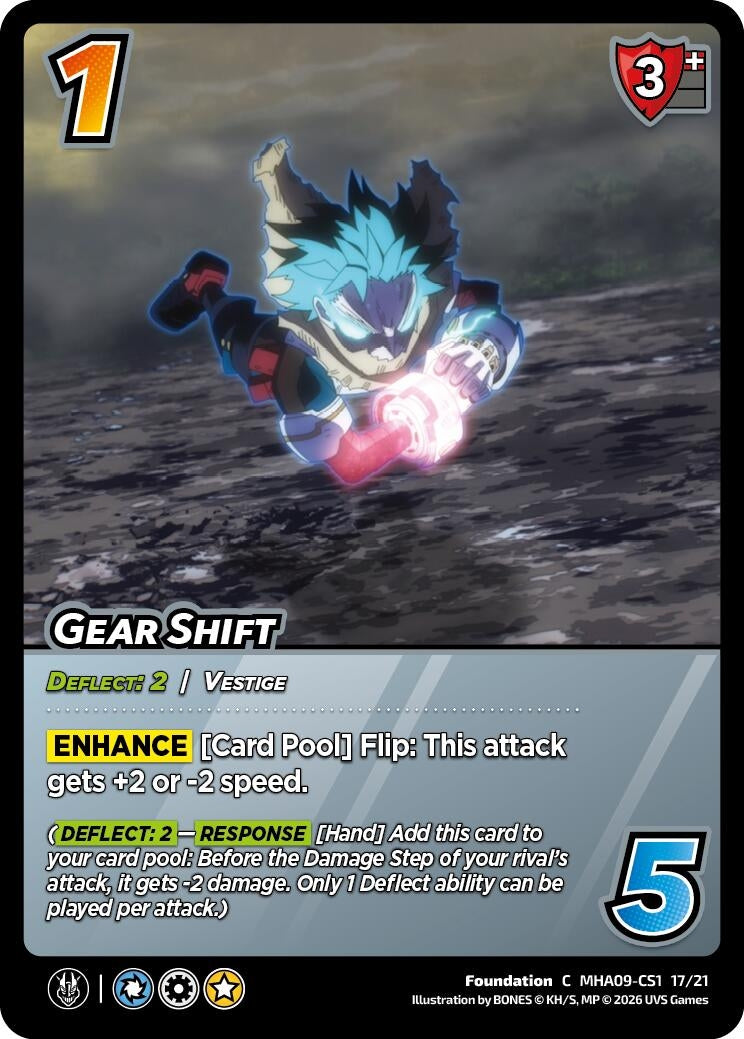 Image for Gear Shift (MHA09-CS1 17/21) (Challenger Series: My Hero Academia - Final Battle) - UniVersus