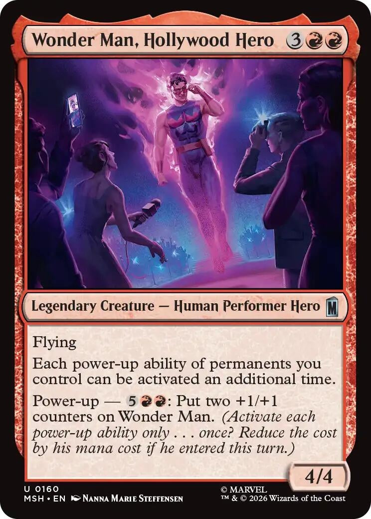 Image for Wonder Man, Hollywood Hero (160) (Marvel Super Heroes) - Magic: The Gathering
