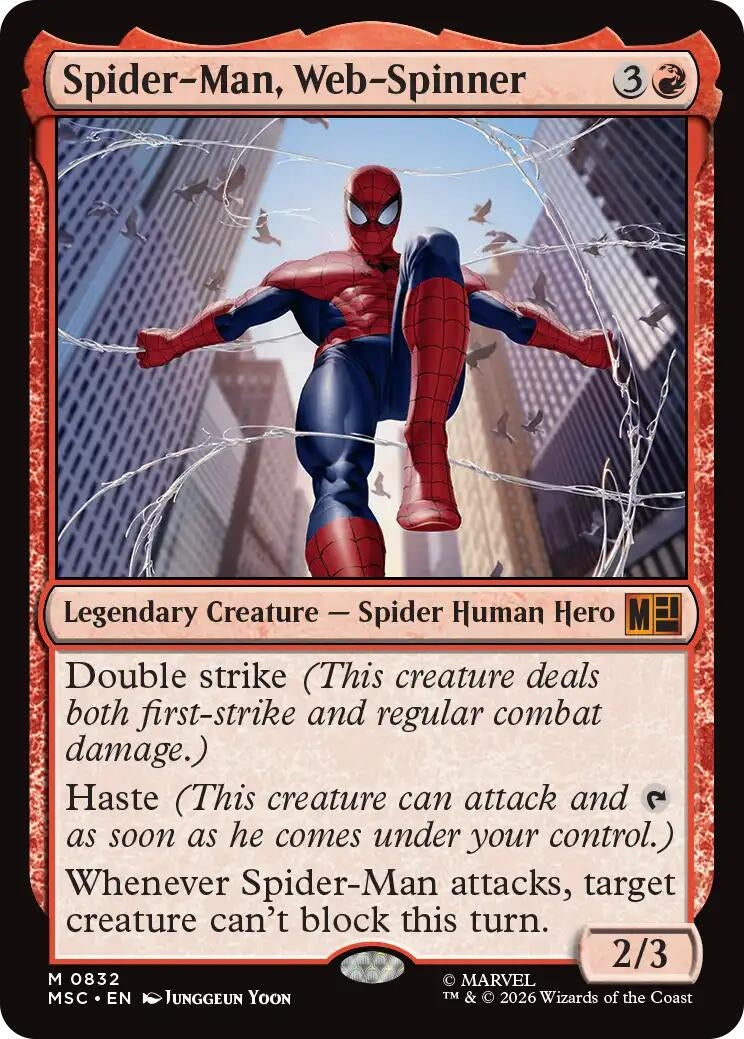 Image for Spider-Man, Web-Spinner (832) (Commander: Marvel Super Heroes) - Magic: The Gathering