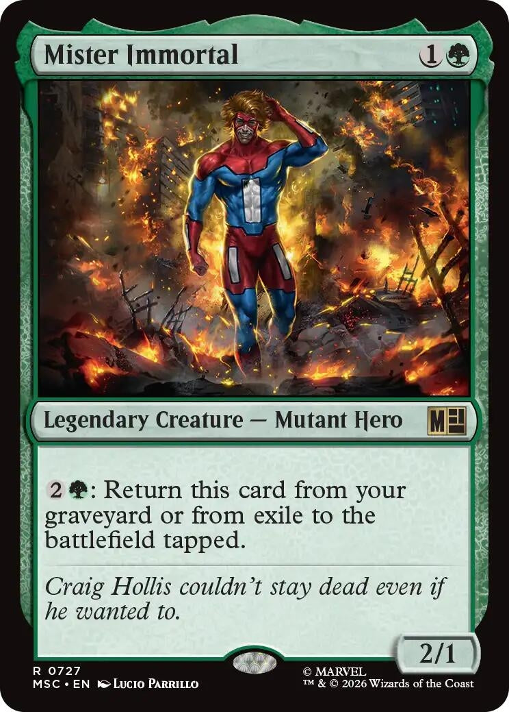 Image for Mister Immortal (727) (Commander: Marvel Super Heroes) - Magic: The Gathering