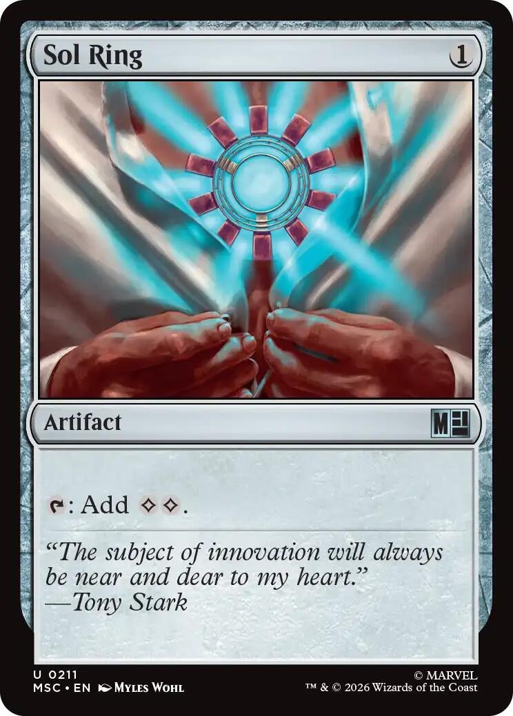Image for Sol Ring (0211) (211) (Commander: Marvel Super Heroes) - Magic: The Gathering