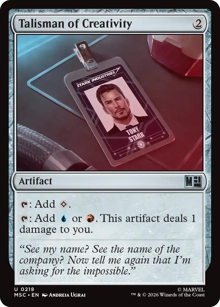 Image for Talisman of Creativity (218) (Commander: Marvel Super Heroes) - Magic: The Gathering