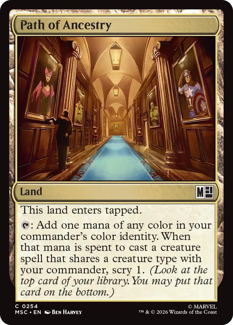 Image for Path of Ancestry (254) (Commander: Marvel Super Heroes) - Magic: The Gathering