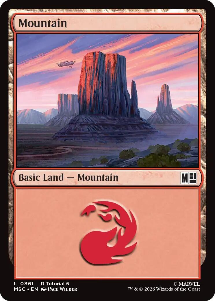 Image for Mountain (0861) (861) (Commander: Marvel Super Heroes) - Magic: The Gathering