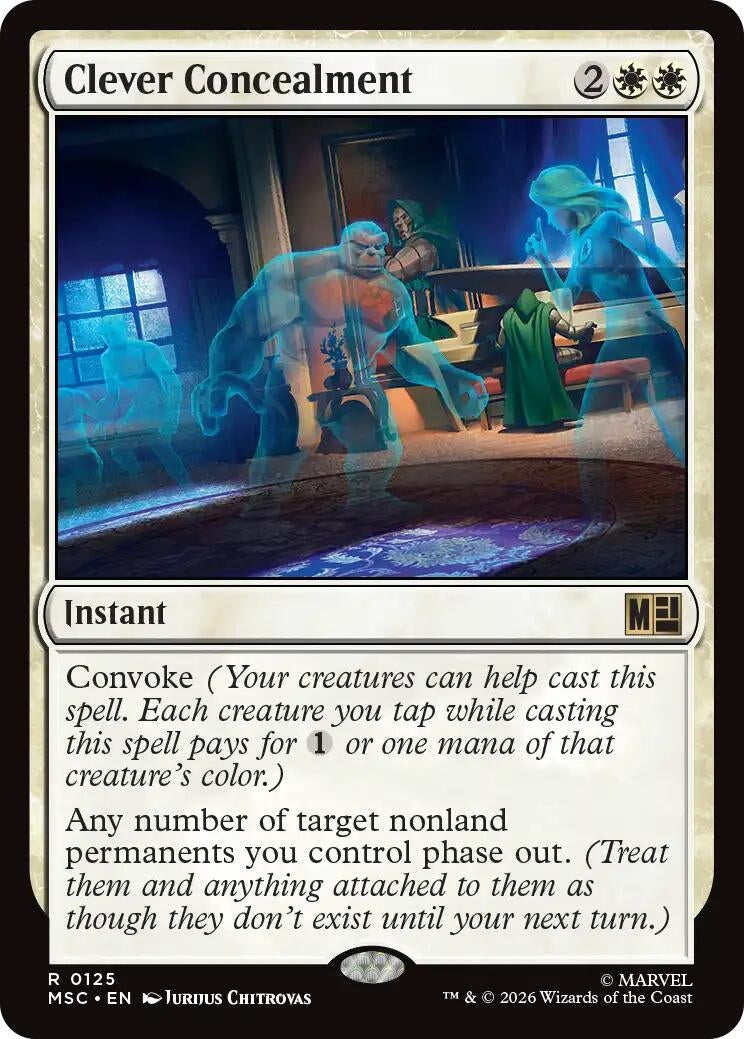 Image for Clever Concealment (125) (Commander: Marvel Super Heroes) - Magic: The Gathering