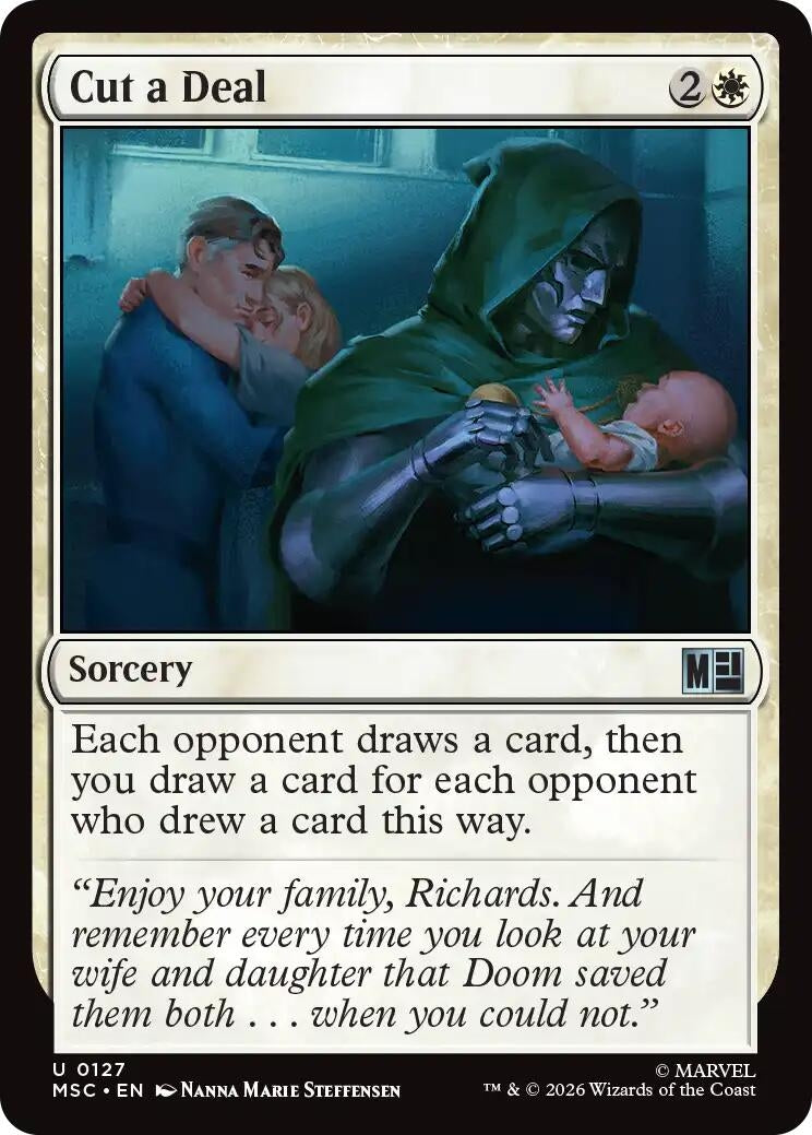 Image for Cut a Deal (127) (Commander: Marvel Super Heroes) - Magic: The Gathering
