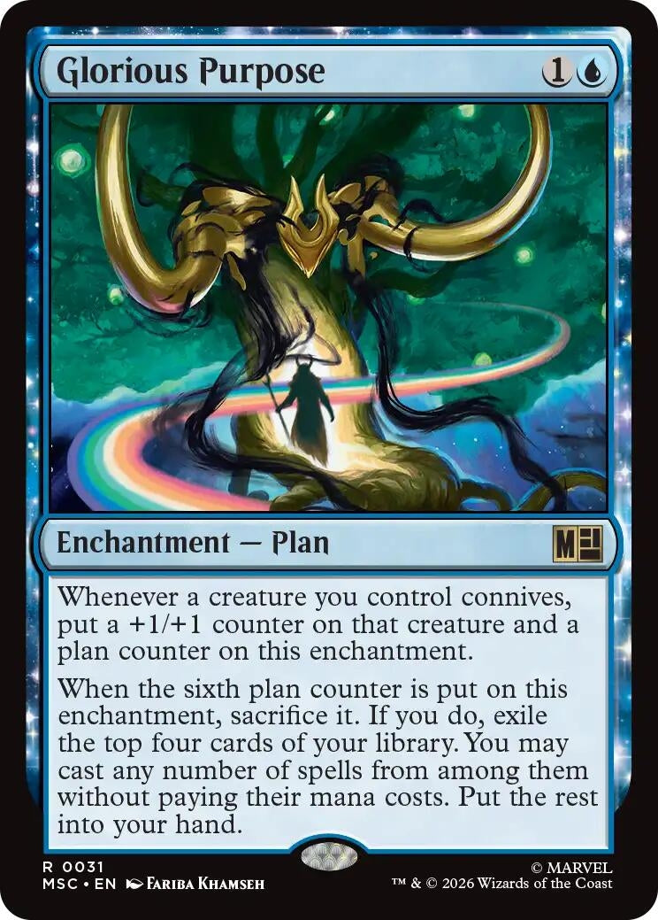 Image for Glorious Purpose (31) (Commander: Marvel Super Heroes) - Magic: The Gathering