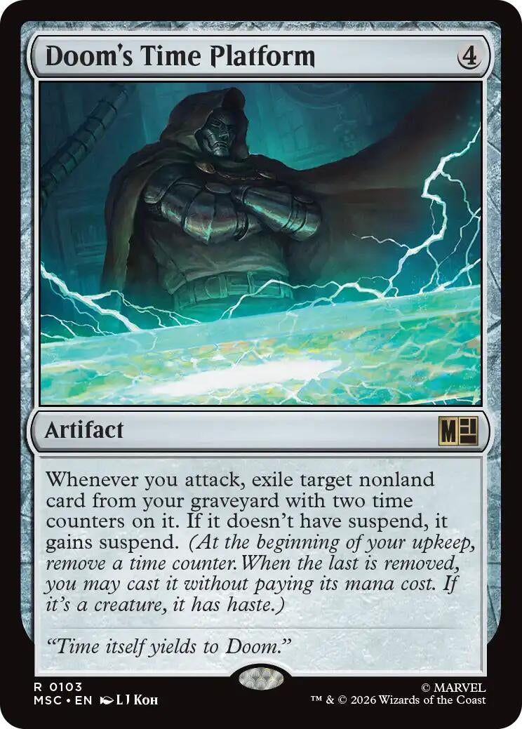 Image for Doom's Time Platform (103) (Commander: Marvel Super Heroes) - Magic: The Gathering