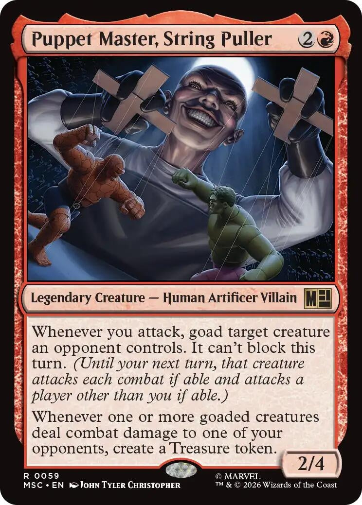 Image for Puppet Master, String Puller (59) (Commander: Marvel Super Heroes) - Magic: The Gathering