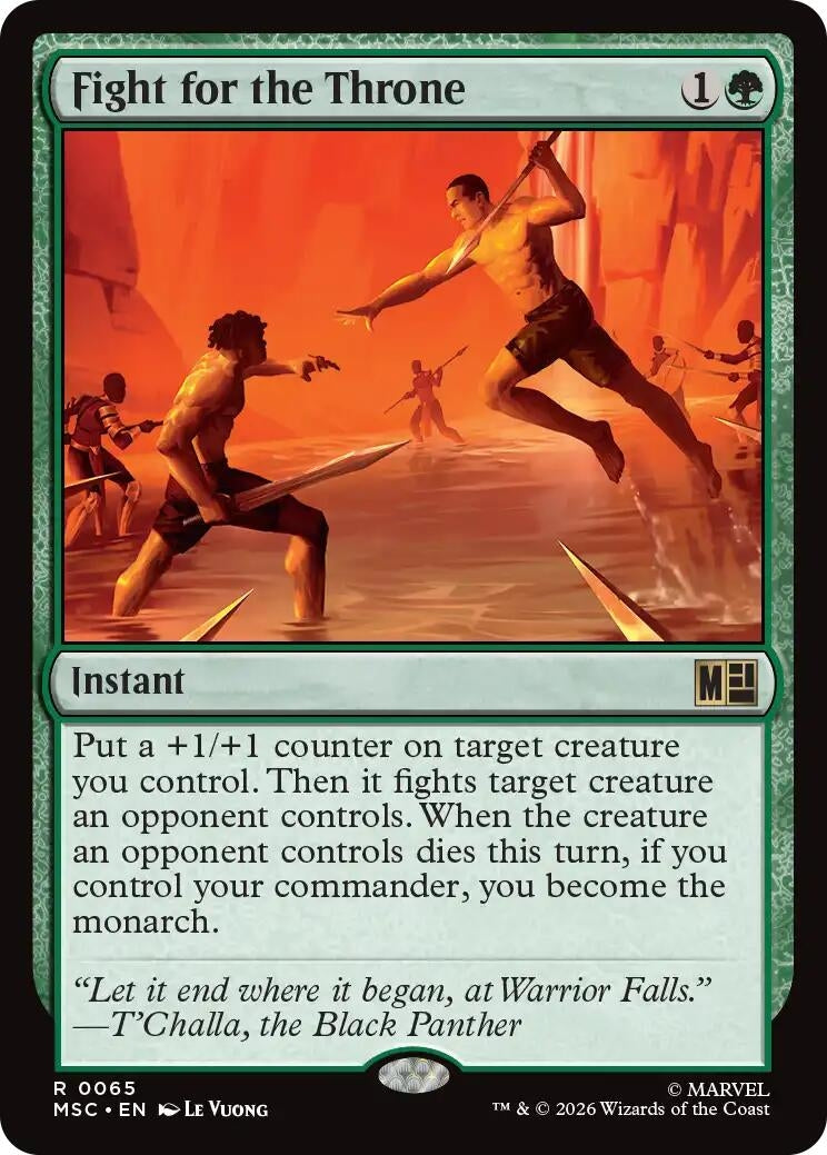 Image for Fight for the Throne (65) (Commander: Marvel Super Heroes) - Magic: The Gathering