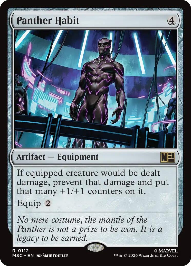 Image for Panther Habit (112) (Commander: Marvel Super Heroes) - Magic: The Gathering