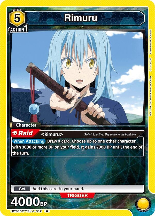 Image for Rimuru (012) (UE20BT/TSK-1-012) (UE20BT: That Time I Got Reincarnated as a Slime) - Union Arena