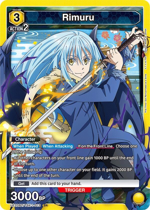 Image for Rimuru (013) (UE20BT/TSK-1-013) (UE20BT: That Time I Got Reincarnated as a Slime) - Union Arena