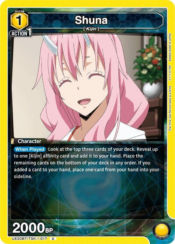 Image for Shuna (017) (UE20BT/TSK-1-017) (UE20BT: That Time I Got Reincarnated as a Slime) - Union Arena