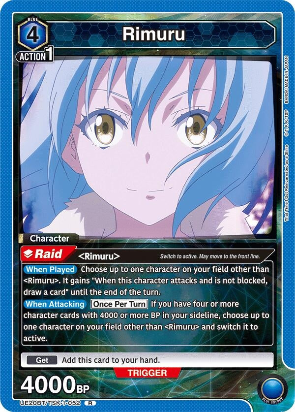 Image for Rimuru (052) (UE20BT/TSK-1-052) (UE20BT: That Time I Got Reincarnated as a Slime) - Union Arena