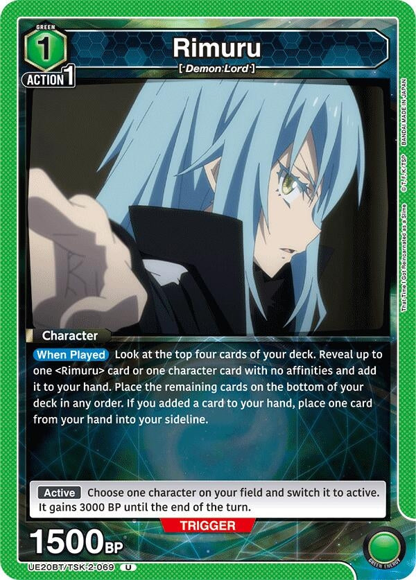 Image for Rimuru (069) (UE20BT/TSK-2-069) (UE20BT: That Time I Got Reincarnated as a Slime) - Union Arena