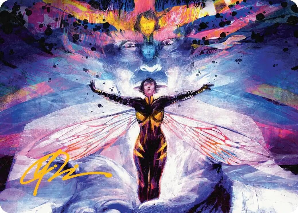 Image for Pym Particles Art Card (Gold-Stamped Signature) (8) (Art Series: Marvel Super Heroes) - Magic: The Gathering
