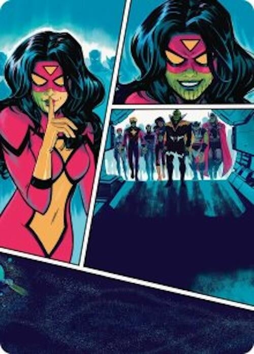 Image for Secret Invasion Art Card (18) (Art Series: Marvel Super Heroes) - Magic: The Gathering
