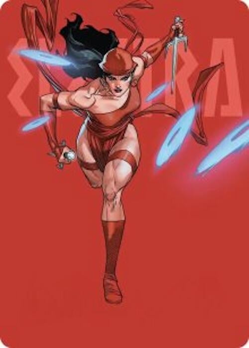 Image for Elektra, Daughter of the Hand (25) (Art Series: Marvel Super Heroes) - Magic: The Gathering