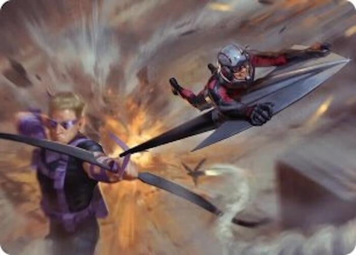 Image for Team Tactics Art Card (12) (Art Series: Marvel Super Heroes) - Magic: The Gathering