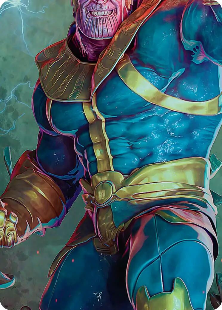 Image for Thanos, the Mad Titan Art Card (5/9) (5) (Art Series: Marvel Super Heroes) - Magic: The Gathering