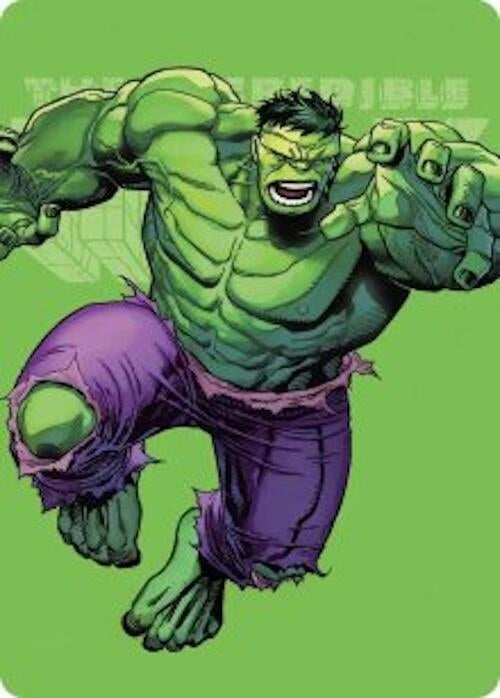 Image for The Incredible Hulk Art Card (28) (Art Series: Marvel Super Heroes) - Magic: The Gathering