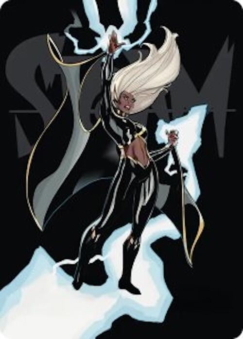 Image for Storm, Windrider Art Card (30) (Art Series: Marvel Super Heroes) - Magic: The Gathering