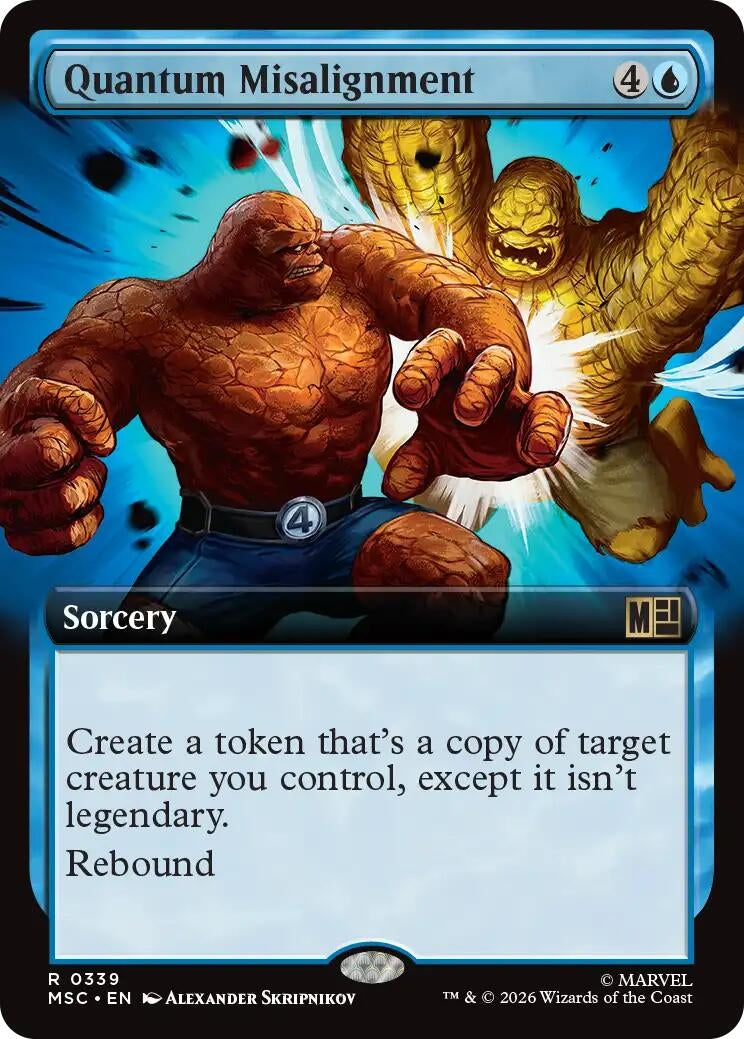 Image for Quantum Misalignment (Extended Art) (339) (Commander: Marvel Super Heroes) (MSC) - Magic: The Gathering