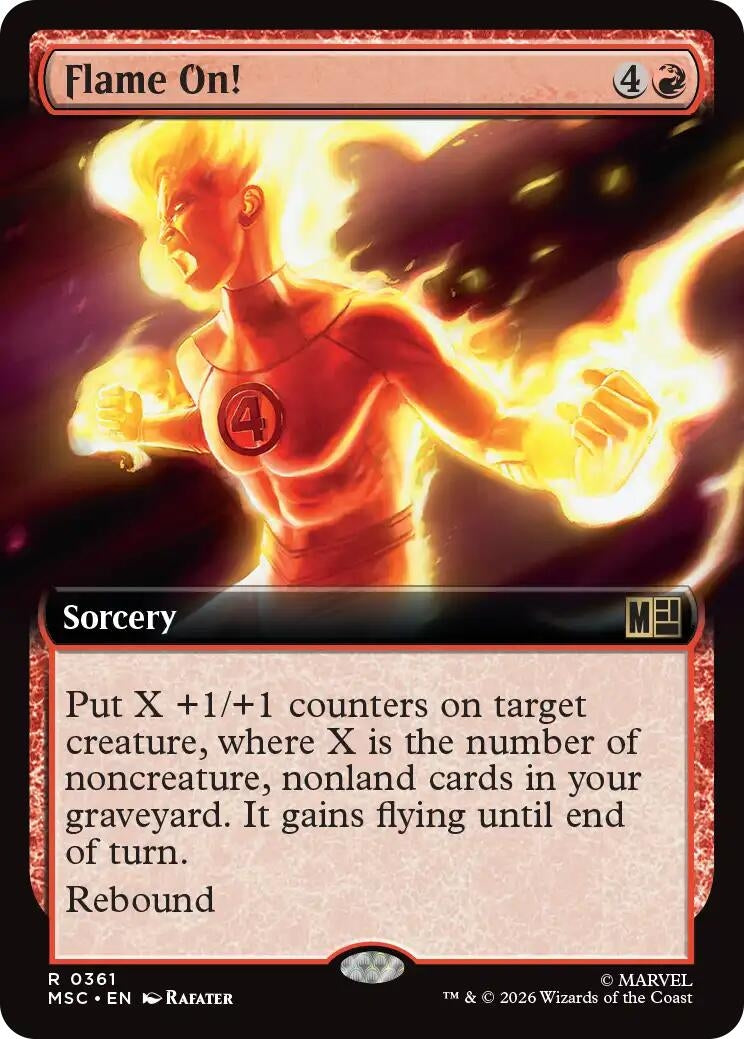 Image for Flame On! (Extended Art) (361) (Commander: Marvel Super Heroes) (MSC) - Magic: The Gathering