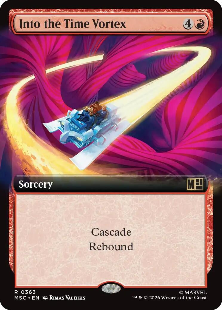 Image for Into the Time Vortex (Extended Art) (363) (Commander: Marvel Super Heroes) (MSC) - Magic: The Gathering
