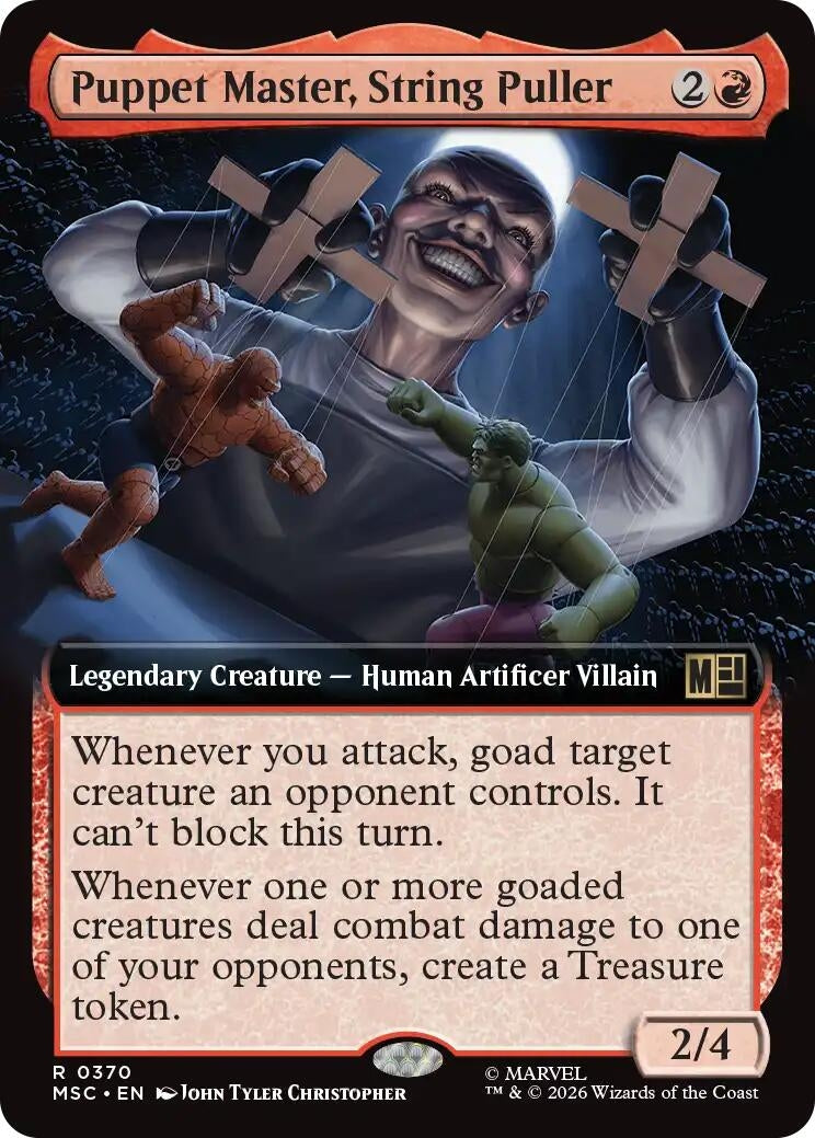 Image for Puppet Master, String Puller (Extended Art) (370) (Commander: Marvel Super Heroes) (MSC) - Magic: The Gathering