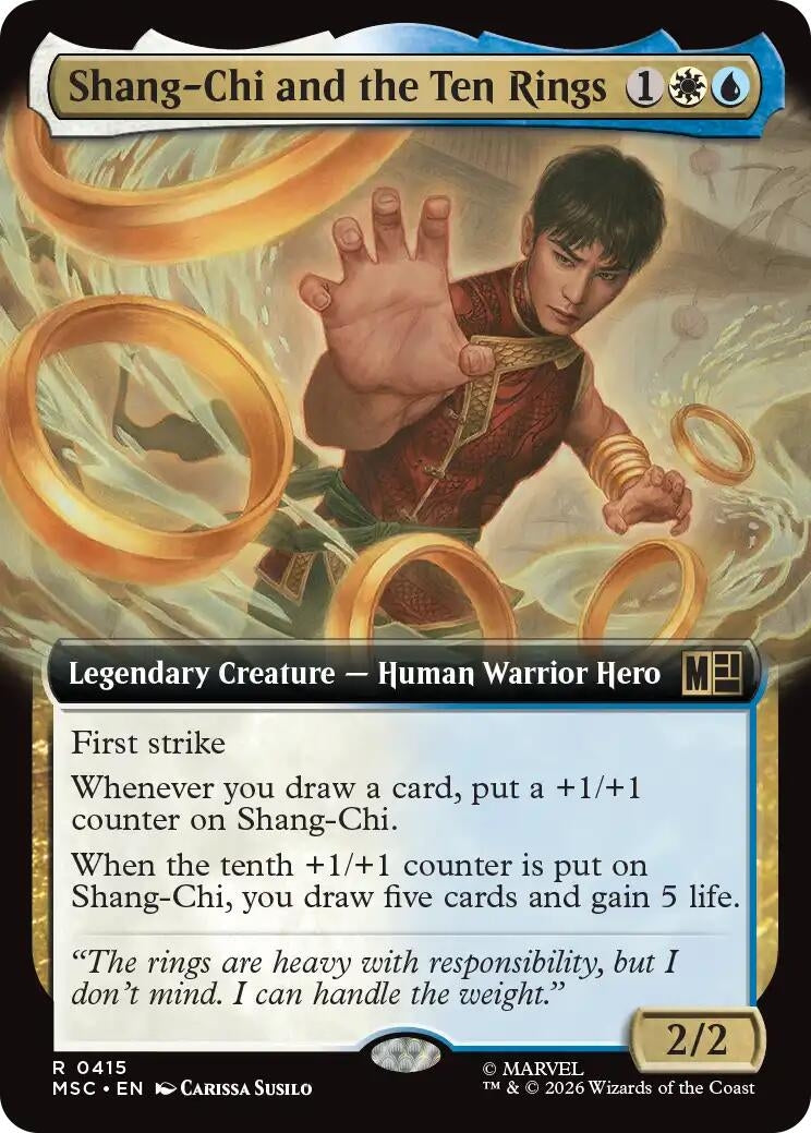 Image for Shang-Chi and the Ten Rings (Extended Art) (415) (Commander: Marvel Super Heroes) (MSC) - Magic: The Gathering