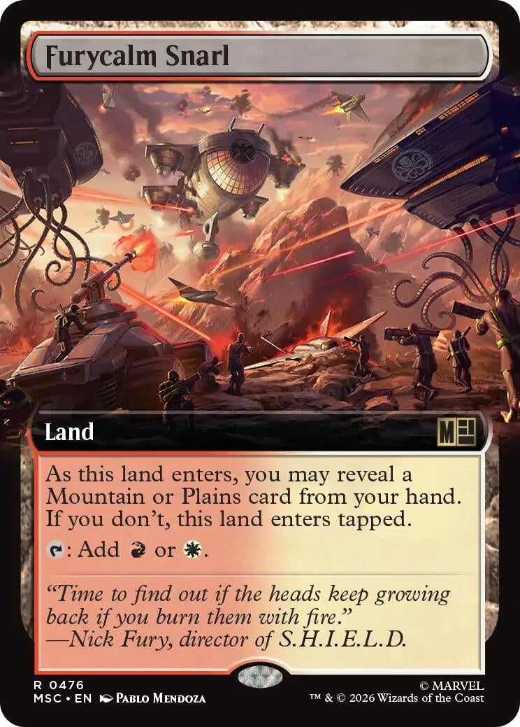 Image for Furycalm Snarl (Extended Art) (476) (Commander: Marvel Super Heroes) (MSC) - Magic: The Gathering