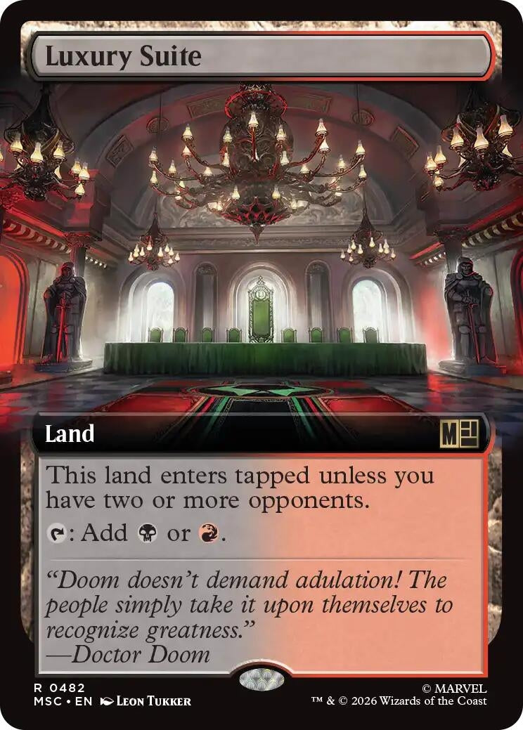 Image for Luxury Suite (Extended Art) (482) (Commander: Marvel Super Heroes) (MSC) - Magic: The Gathering