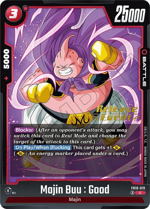 Image for Majin Buu : Good (FB10-019) (Cross Force Release Event Cards) (FB10_PR) - Dragon Ball Super: Fusion World