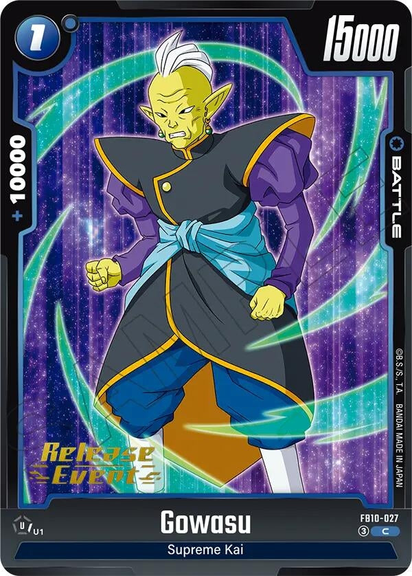 Image for Gowasu (FB10-027) (Cross Force Release Event Cards) (FB10_PR) - Dragon Ball Super: Fusion World