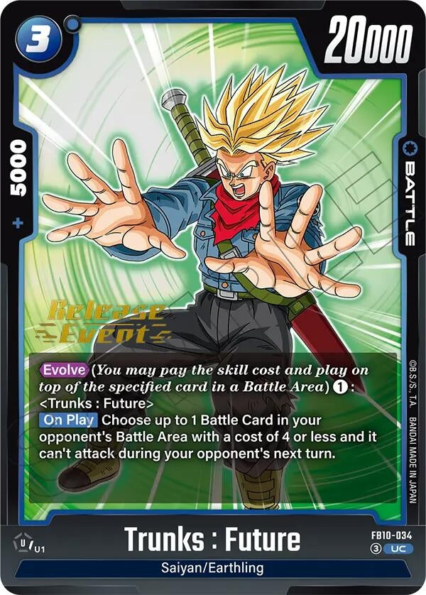 Image for Trunks : Future - FB10-034 (FB10-034) (Cross Force Release Event Cards) (FB10_PR) - Dragon Ball Super: Fusion World